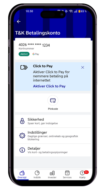 Click to pay screenshot 1